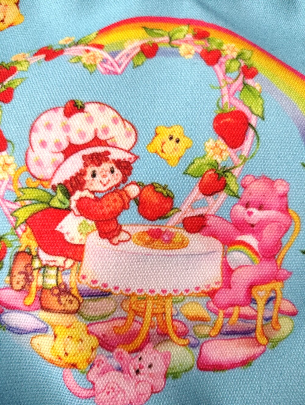 Dolls Kill Strawberry Shortcake and Care Bears Crossbody Heart Bag - Picture 10 of 10